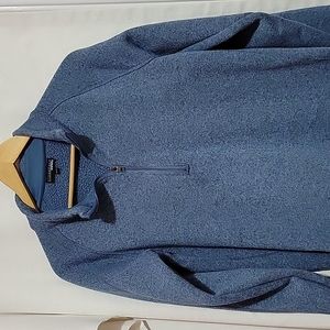 Sunice blue fleece quarter zip long sleeve pullover women's extra large